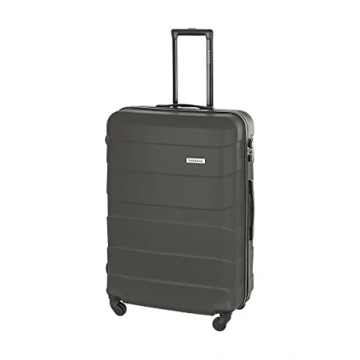 Abbildung von BARRENS Großer Koffer Zwillingsrollen Hardcase Reisekoffer Trolleys Hartschale Rollkoffer Groß mit 4x360 Grad Rollen Hartschalenkoffer Airline kompatibel XXL Reise (Graphit)