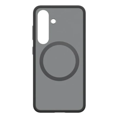 Abbildung von Samsung Spigen Capella Case für Galaxy S25, Designed for, semitransparente Handy Hülle, Magnet zum Anbringen von Gadgets, Qi2 Charger kompatibel, Harte Schale mit weicher Griffkante, Frost Black