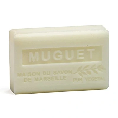 Abbildung von Provenzalische Seife Maiglöckchen (Muguet) mit Bio Sheabutter (125 Gramm)
