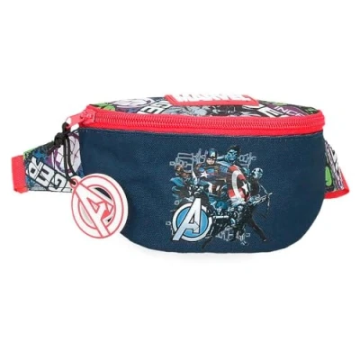 Abbildung von Marvel Joumma Avengers Legendary Schulrucksack, Kulturbeutel, ideale Größe für den Rucksack., blau, Taglia Unica, Bauchtasche