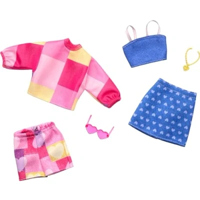 Abbildung von Mattel Barbie Outfits im praktischen Set, 2 Stück