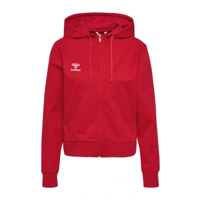Abbildung von Hummel GO Sweatjacke, Damen, Größe: 44, True red