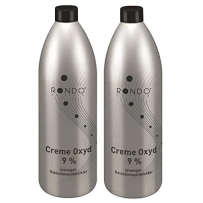 Abbildung von Rondo Cremeoxyd 9% 1000ml Creme Entwickler Oxidant Oxidationsmittel (2 Stück)