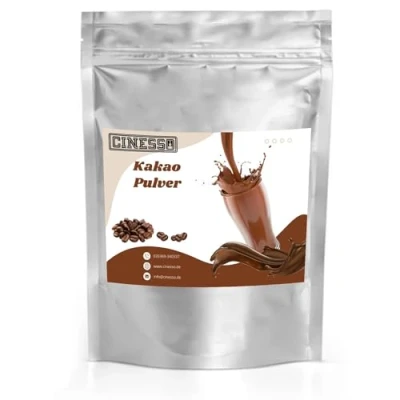 Abbildung von Cinesso Kakao Trinkschokolade Kakaopulver, Kaffeegeschmack, mit verschiedenen Aromen, schnelle und einfache Zubereitung, für die ganze Familie, zu Hause (500 g, Espresso)