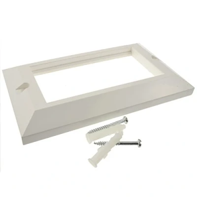 Abbildung von kenable Unterputzdose 4 Port Bevelled Zweifach Fach 146 x 86 mm Für RJ45 Modules
