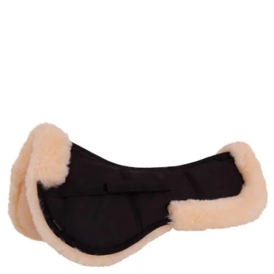 Abbildung von BR Sattelfellunterlage Notch Schaffell Full Zwart Naturel Schwarz
