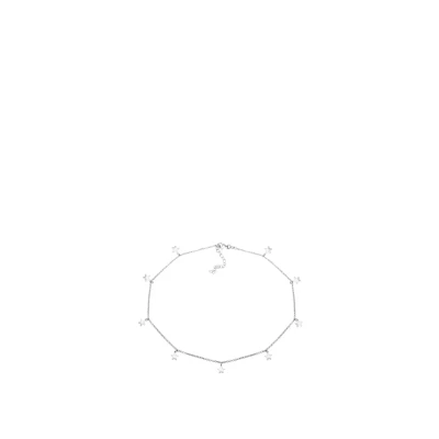 Abbildung von Elli Choker STAR Halskette silvercoloured, Damen, Größe: 36, Silver coloured