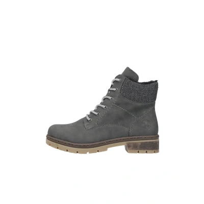 Abbildung von Rieker Snowboot/Winterstiefel, Damen, Größe: 42, Grau Schuhe