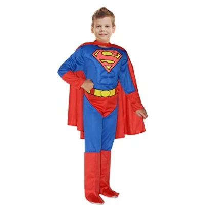 Abbildung von Ciao Superman costume disguise boy official DC Comics (Size 8 10 years) with padded muscles