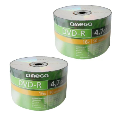 Abbildung von DVD R 4,7 GB OMEGA Freestyle 16x Shrinkpack 100 Stück