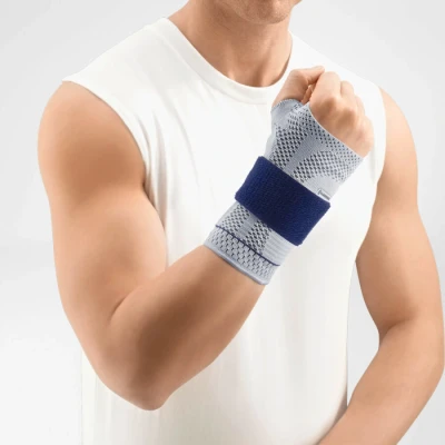 Abbildung von Manutrain Handgelenkbandage Größe 4 rechts titan