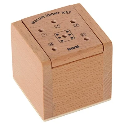 Abbildung von Bartl 111479 Spannendes Würfelspiel aus Holz Warum Immer ich?, magnetisch verschließbar, klein ideal zum Mitnehmen
