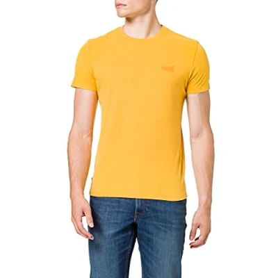 Abbildung von Superdry Vintage LOGO EMB Tshirt basic, Herren, Größe: Small, Turmeric marl