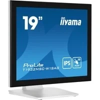 Abbildung von iiyama Prolite T1932MSC W1SAG 48cm 19&quot; IPS LED Monitor SXGA 10 Punkt Multitouch kapazitiv VGA HDMI DP Audio in/Out IP54 Anti Glare Beschichtung weiß