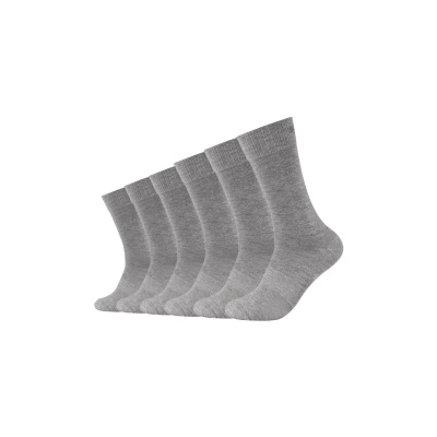 Abbildung von Skechers Basic 6 PACK Socken, Größe: 47 49, Light grey melange