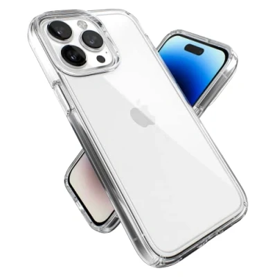 Abbildung von Speck Products Gemshell Schutzhülle für iPhone 14 Pro Max, transparent/transparent