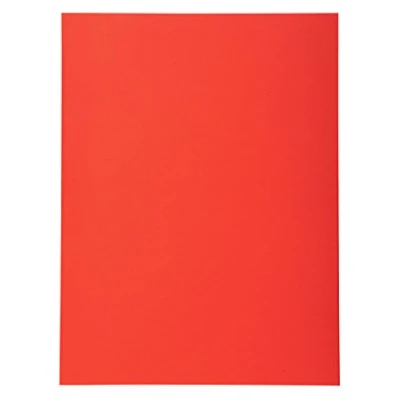 Abbildung von Exacompta 420212E 50er Pack Aktendeckel Forever® 170 g/m2 Aus Recycling Karton für DIN A4 Blauer Engel ideal die lose Blatt Ablage rot Sammelmappe Dokumentenmappe