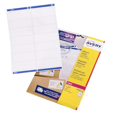 Abbildung von Avery L7163 40 addressing Label