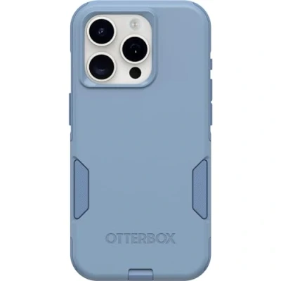 Abbildung von OtterBox iPhone 15 Pro (nur Commuter Serie) Hülle Crisp Denim (Blau), schlank und robust, taschenfreundlich, mit Portschutz