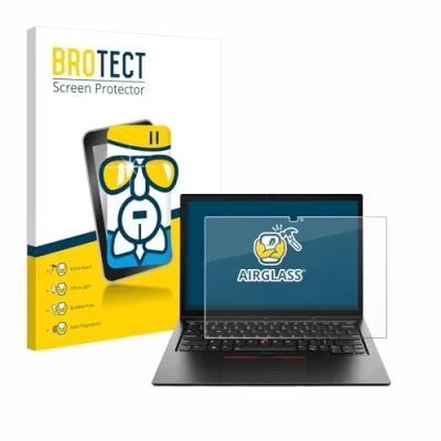 Abbildung von BROTECT Schutzglas für Lenovo ThinkPad L13 2 in 1 Gen 5 Schutzfolie Panzer Folie Glas [Extrem Kratzfest 9H, Anti Fingerprint, Ultra Transparent]