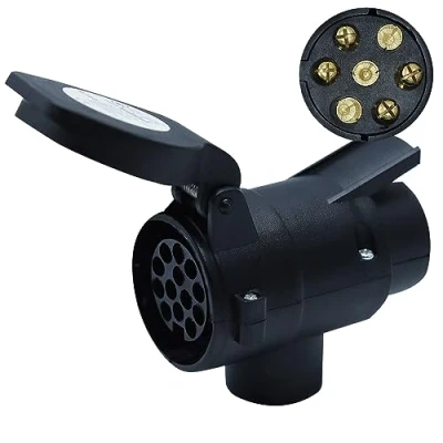 Abbildung von CCLIFE Anhänger Adapter 7 auf 13 polig universal Stecker für Anhänger, 12 V Hänger Systeme