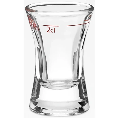 Abbildung von van Well Schnapsglas Wachtmeister Rotring, Glas, 0,2 L, geeicht, Spülmaschinengeeignet, Gastronomiequalität, 24 tlg.