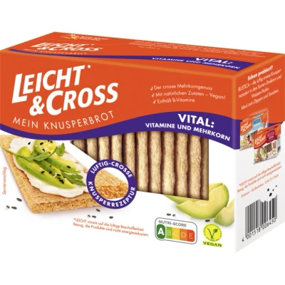 Abbildung von Leicht &amp; Cross Knusperbrot Vital, 125 g