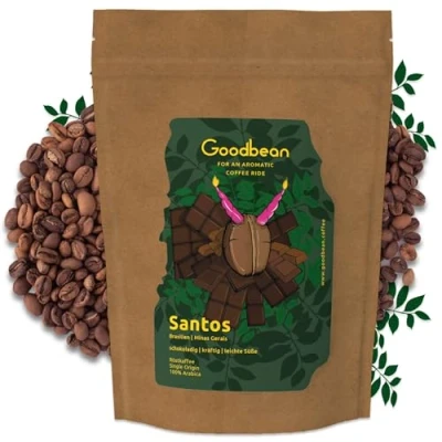 Abbildung von Santos Kaffeebohnen 500g 100% Arabica für Espresso &amp; Cappuccino