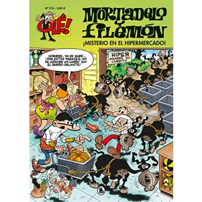 Abbildung von Mortadelo y Filemón. ¡Misterio en el hipermercado! (Olé! 215) (Bruguera Clásica, Band