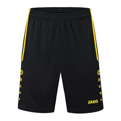 Abbildung von JAKO Kinder Sporthose Allround, Schwarz/Citro, 140