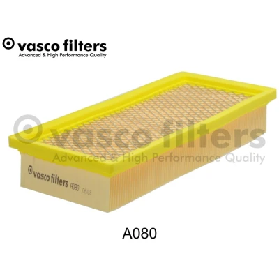 Abbildung von DAVID VASCO A080 Luftfilter 49 123 282 rechteckig Filtereinsatz mit integriertem Gitter FIAT: Punto II Schrägheck, Panda Schrägheck