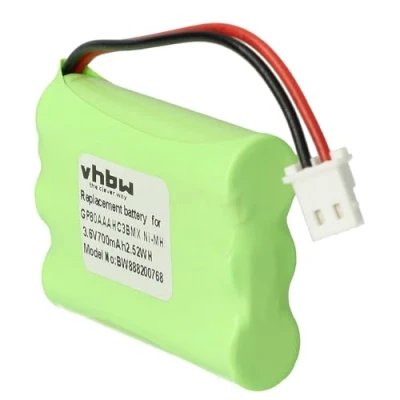 Abbildung von vhbw passend für Motorola MBP481, MBP482, MBP483 Haushalt Babyphone / Akku NiMH 700 mAh