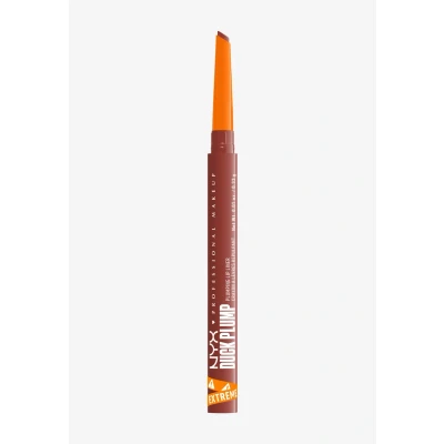 Abbildung von NYX Professional Makeup Duck Plump Plumping Lip Liner, Swollen Spice brauner Lippenkonturenstift für pralle Lippen, 0.3 g