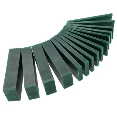 Abbildung von TMISHION Juwelier Wachs, 4/6/8/21/23mm Dicke Grün Carving Wachs Schmuck Gravur Werkzeugherstellung Form Schmuckherstellung