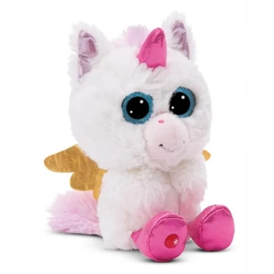 Abbildung von Nici Kuscheltier Glubschis, Einhorn Glowy Kaddi, 15 cm, schlenkernd