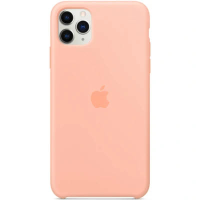 Abbildung von Apple iPhone 11 Pro Max Hülle Silikon Original Soft Case/Backcover Handyhülle Rosa
