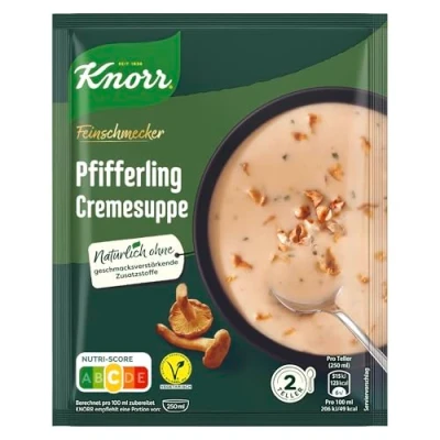 Abbildung von Knorr Feinschmecker Pfifferling Cremesuppe, 18er Pack (18 x 500 ml)