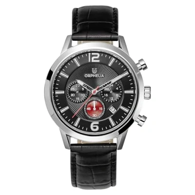 Abbildung von Orphelia HerrenArmbanduhr Chronograph Quarz Leder OR81802
