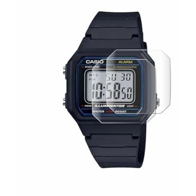 Abbildung von BROTECT 2 Stück Full Cover Schutzfolie für Casio Unisex W 800H 1BVES Screen Displayschutz Folie [3D Curved, Anti Fingerprint, Kristall Klar]
