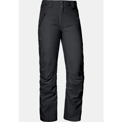 Abbildung von Schöffel Damen Weissach L, wasser und winddichte Skihose, warme Schneehose mit Verstärkung gegen Skikantenschläge Schneefang, black, 84