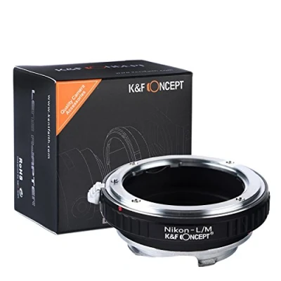 Abbildung von K&amp;F Concept Nikon L/M Objektivadapter Adapterring Objektiv Adapter Ring für Mount auf Leica M Kamera