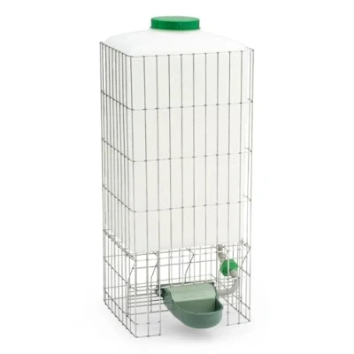 Abbildung von Agrarzone Hühnertränke automatisch mit Tank 30 Liter ideal für Ställe ohne Wasserleitung automatische Frischwasserzufuhr Hühner Wasserspender/Geflügeltränke