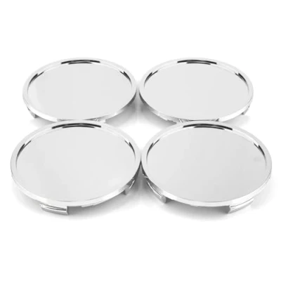 Abbildung von RhinoTuning 4 Stück Radnabenkappen für SSR Nabendeckel OD 76 mm ID 72 mm, Chrom Radnabenabdeckung Geeignet F150 Expedition Rad, FL34 1A096 BA FA GA Felgendeckel