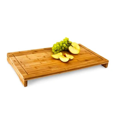 Abbildung von relaxdays Schneidebrett Bambus 52 x 29 cm,