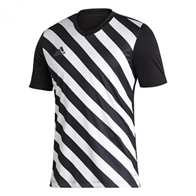 Abbildung von adidas Performance Entrada 22 GFX FußballTrikot, Herren, Größe: Small, Black/white