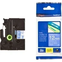 Abbildung von Brother Original P touch Schriftband TZe 535 12 mm, weiß auf blau (kompatibel u.a. mit PT H100LB/R, H105, E100/VP, D200/BW/VP, D210/VP)