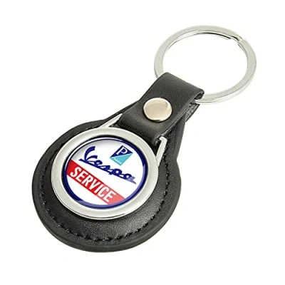 Abbildung von JDDRCASE Motorrad Keychain Key Ring Case Compatible with Piaggio Vespa Primavera Sprint GTS GTV 50 150 300 etc (Farbe : Pattern A, Size 43mm)