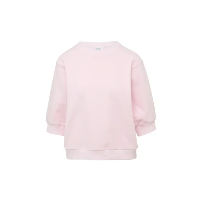 Abbildung von comma casual identity MIT 3/4ÄRMELN Sweatshirt, Damen, Größe: 38, Zartrosa