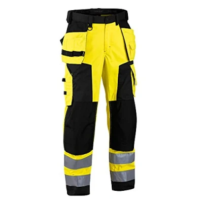 Abbildung von Blåkläder Workwear Winter SoftshellBundhose Highvis 1567, 29, gelb / schwarz, 1 Stück, 67 15672517 3399 D29