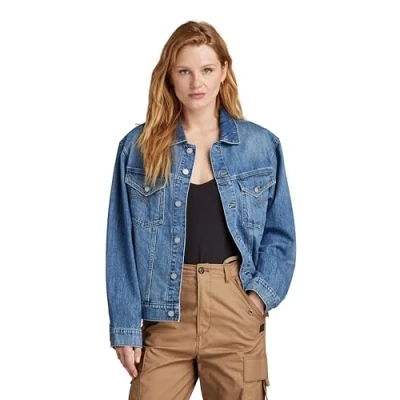 Abbildung von G Star Jeansjacke, Damen, Größe: XL, Faded cliffside blue